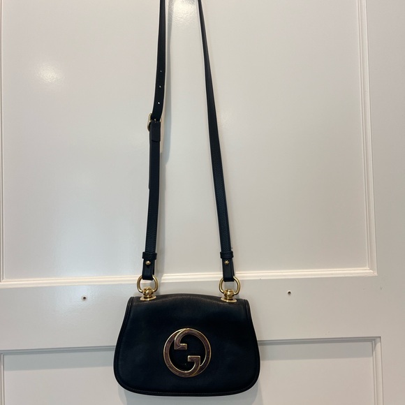 Black Leather Shoulder Bag